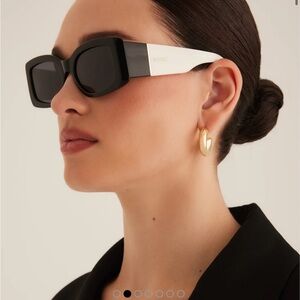 Banbe Black and ivory Sunglasses LIKE NEW